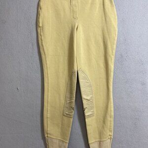Tuff Rider  Tailored Riding Pants‎ Jodhpurs Equestrian Knee Patch Beige Size 28